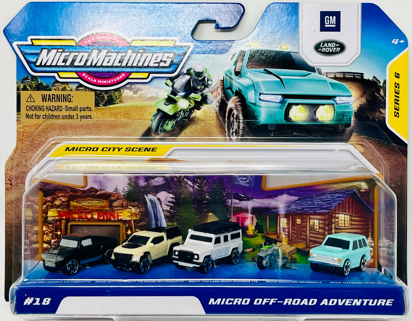 Micro Machines Off-Road Adventure - #18 Hummer, Land Rover - Series 6