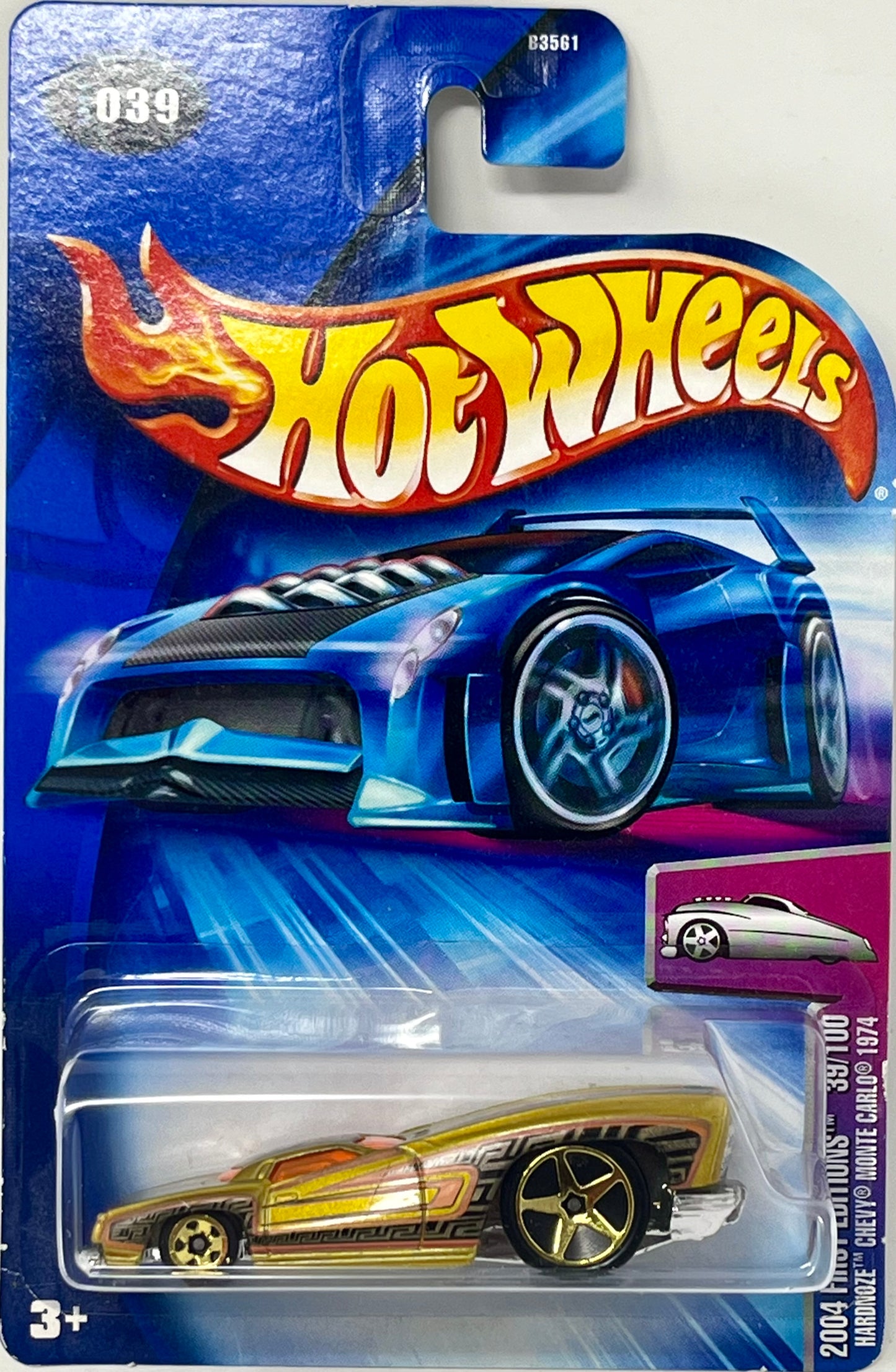 Hot Wheels 2004 First Editions - Hardnoze Chevy Monte Carlo