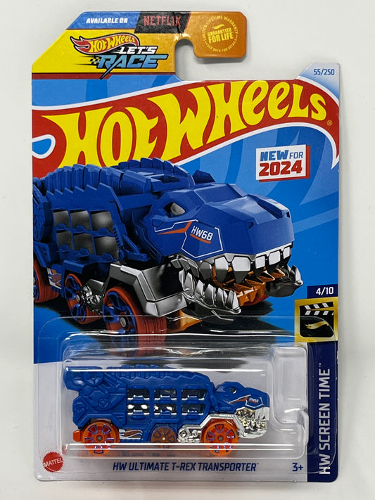 Hot Wheels Ultimate T-Rex Transporter  Screen Time Series 4/10 with Protector