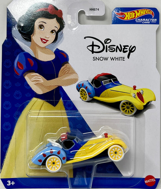 Hot Wheels Character Car Disney Princess Snow White, Gift for Kids 3 Years & up & Collectors