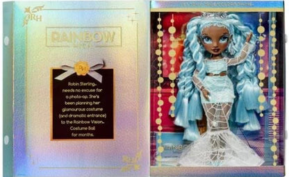 Rainbow Vision Costume Ball Rainbow High Doll - Fashion Collectors Doll - 11 inch (Robin Sterling)