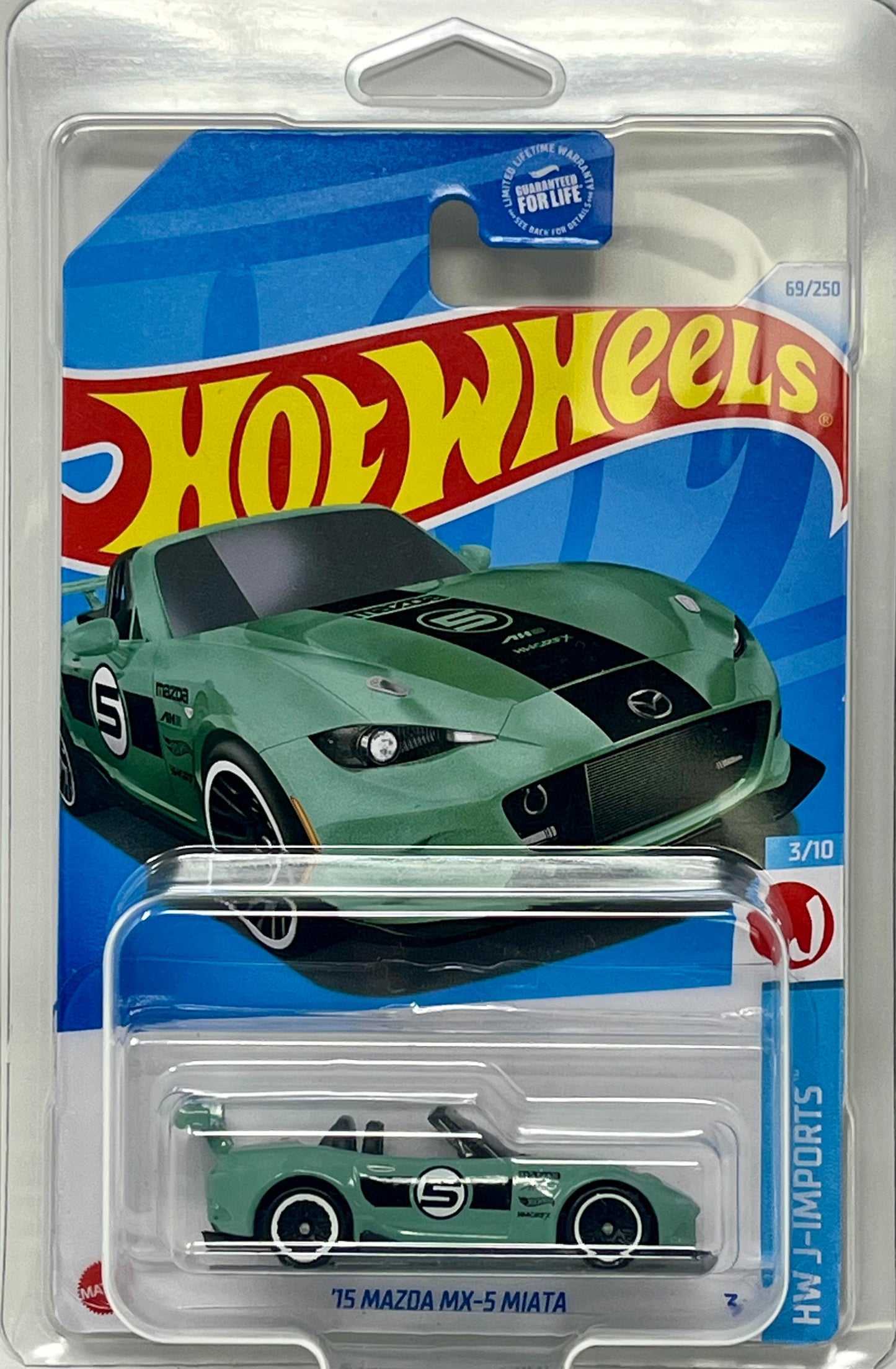 Hot Wheels ‘15 MAZDA MX-5 MIATA 3/10 J Imports 69/250 With Protector