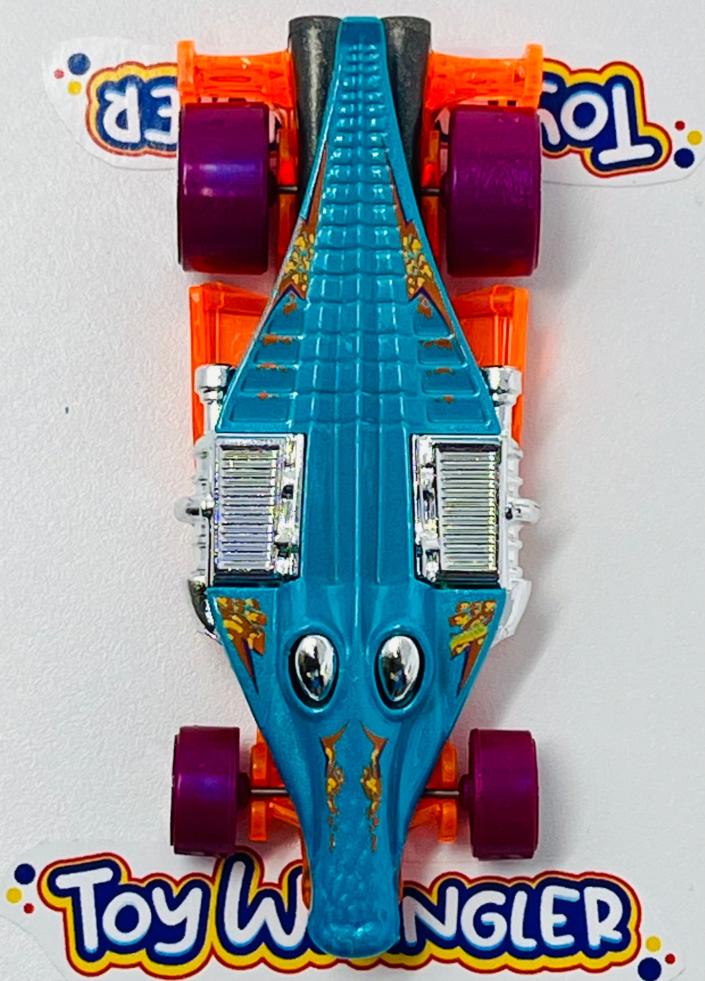 Hot Wheels Croc Rod Teal & Orange 39/250 with Protector