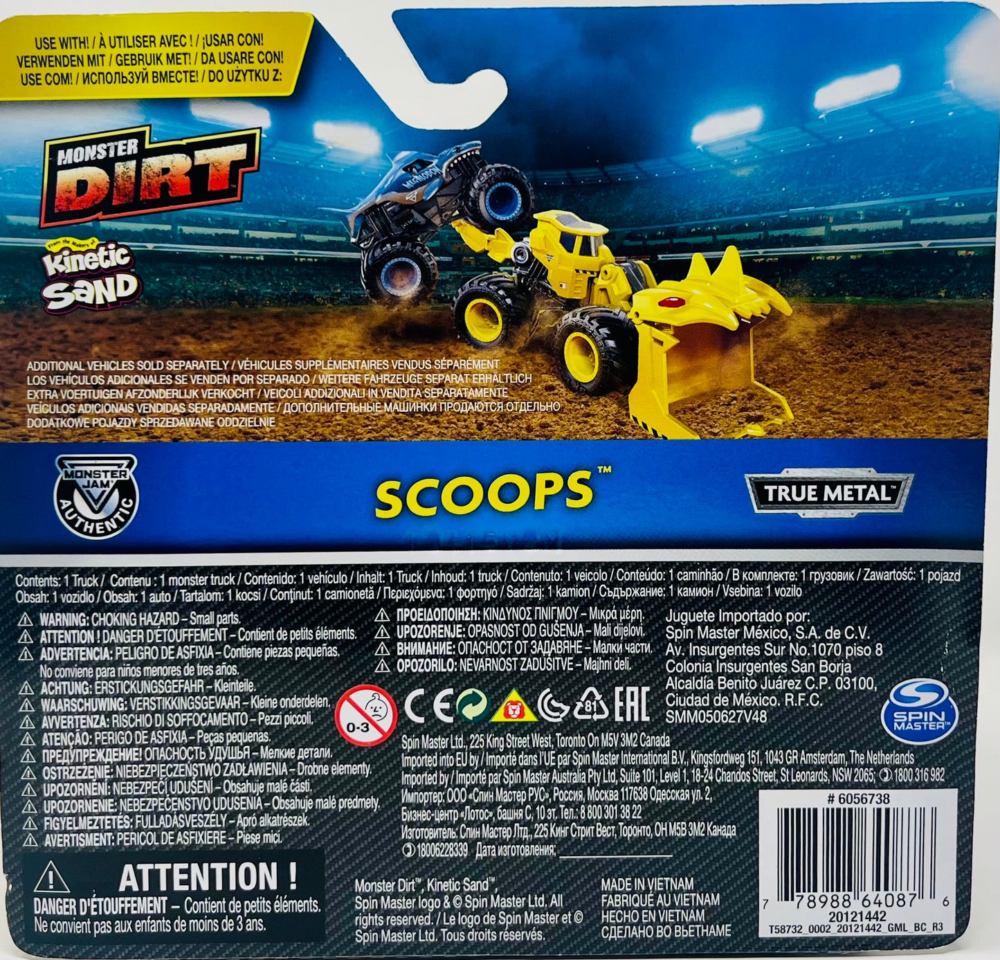 Monster Jam Truck Dirt Squad - Scoops 1:64 1/64