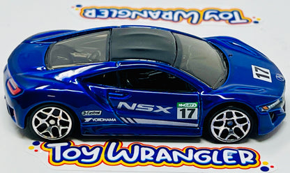 Hot Wheels ‘17 Acura NSX Blue  With Protector