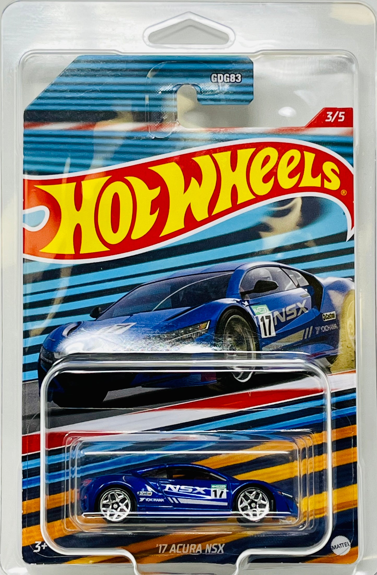 Hot Wheels ‘17 Acura NSX Blue  With Protector