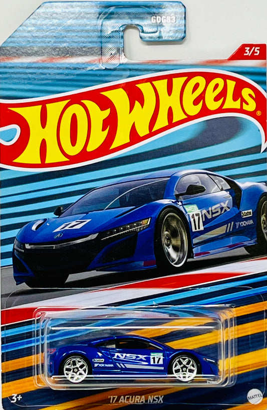 Hot Wheels ‘17 Acura NSX Blue  With Protector