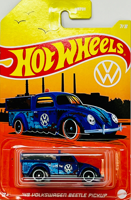 Hot Wheels Blue '49 Volkswagen Beetle Pickup With Protector