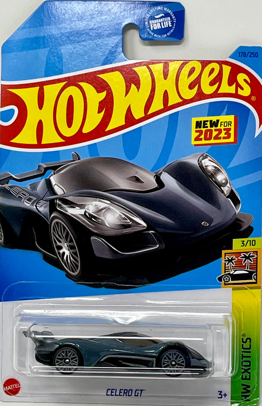 Hot Wheels Celero GT (Gray) 178/250 with Protector