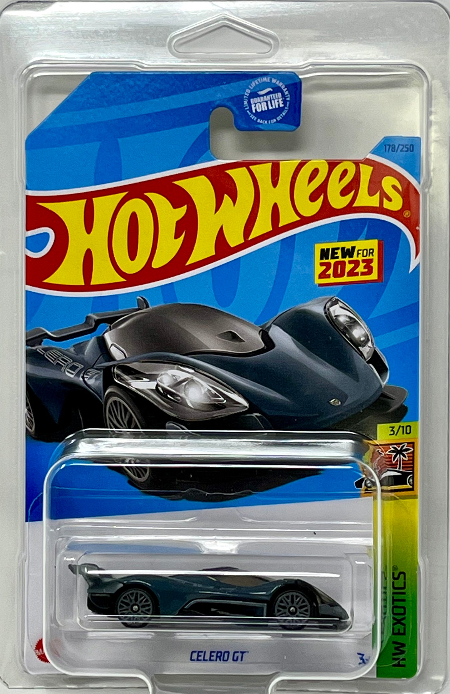 Hot Wheels Celero GT (Gray) 178/250 with Protector