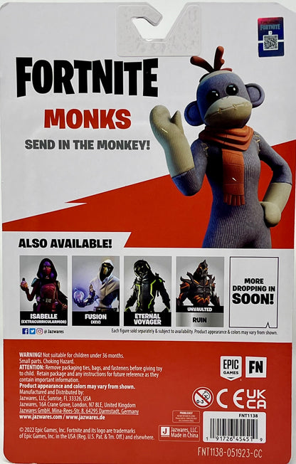 FORTNITE Solo Mode MONKS 4" Figure