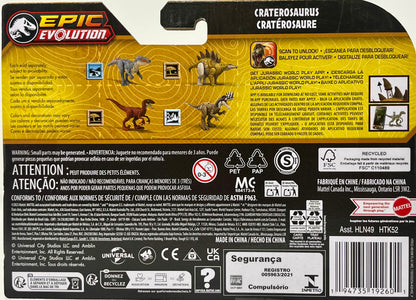 Jurassic World Epic Evolution Danger Pack Craterosaurus Figure