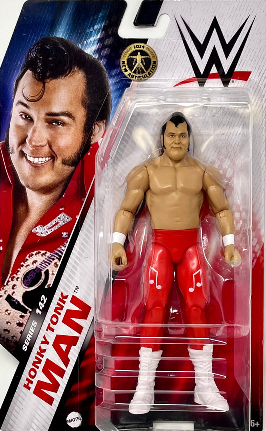 WWE Mattel Basic Series #142 Honky Tonk Man Action Figure Red Tights