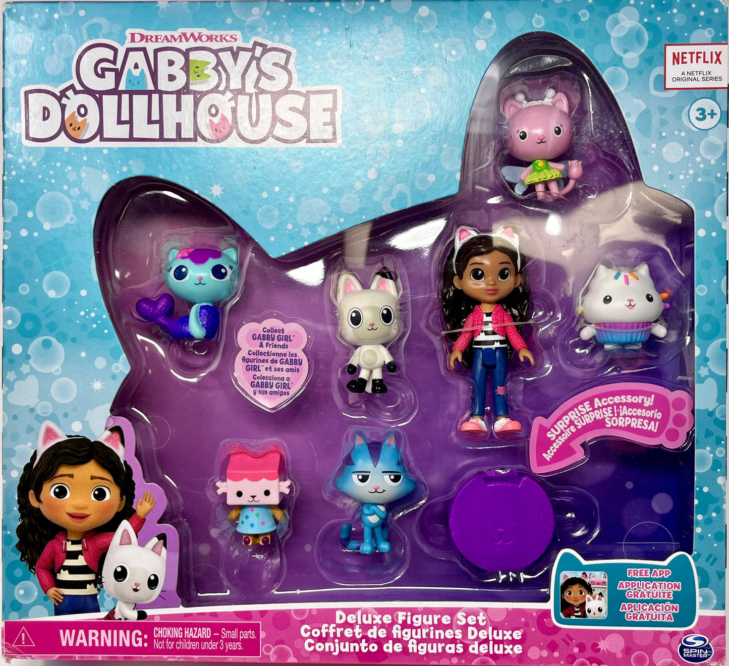 Gabby's Dollhouse Deluxe Figure Gift Set 7 Toy Figures & Surprise Accessories