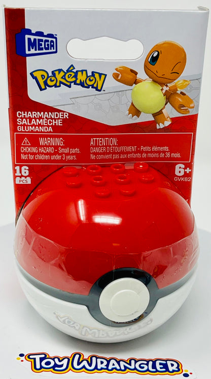 Mega Pokémon Charmander Starter Series Pokeball & Figurine 16pcs