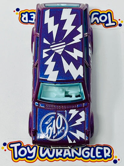 Hot Wheels 2023 HW Wagons Series Purple Datsun Bluebird Wagon 510