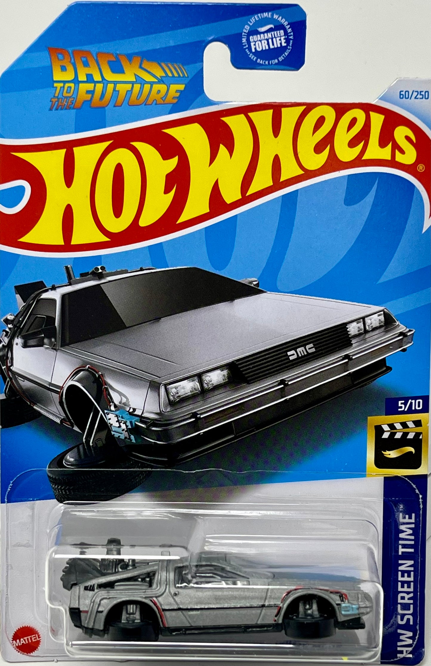 Hot Wheels 2024 Back To The Future Time Machine - Hover Mode w/ Protector