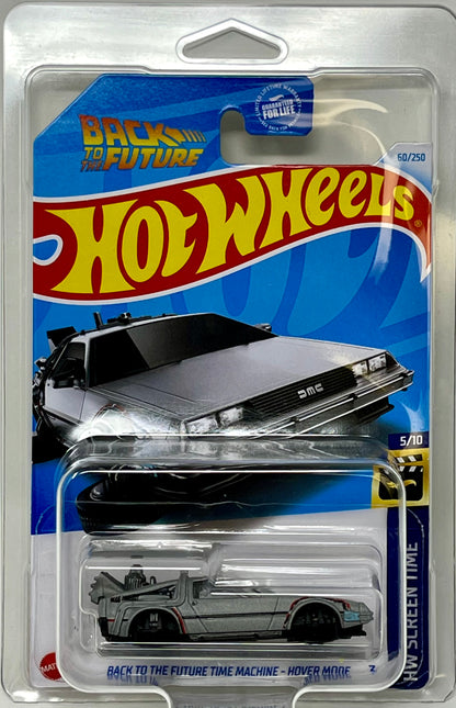 Hot Wheels 2024 Back To The Future Time Machine - Hover Mode w/ Protector