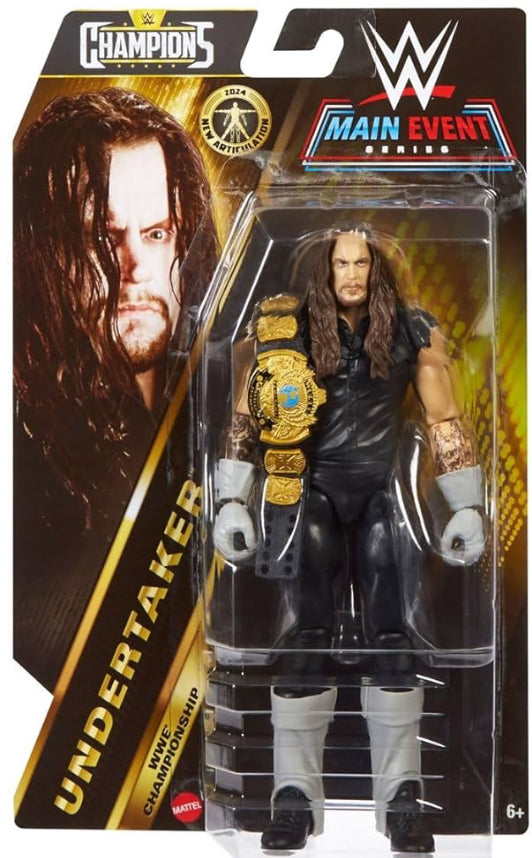 WWE Main Event Series Champions - 6-inch Articulated Figure - Undertaker Figures + Belt