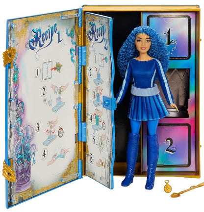 Mattel Disney Descendants: The Rise of Red Princess Chloe Charming, Daughter of Cinderella Doll & Playset, The Sorcerer’s Cookbook, Mix for Surprise