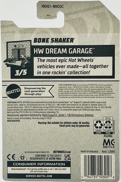 Hot Wheels Black Bone Shaker 60/250 HW Dream Garage 3/5 “