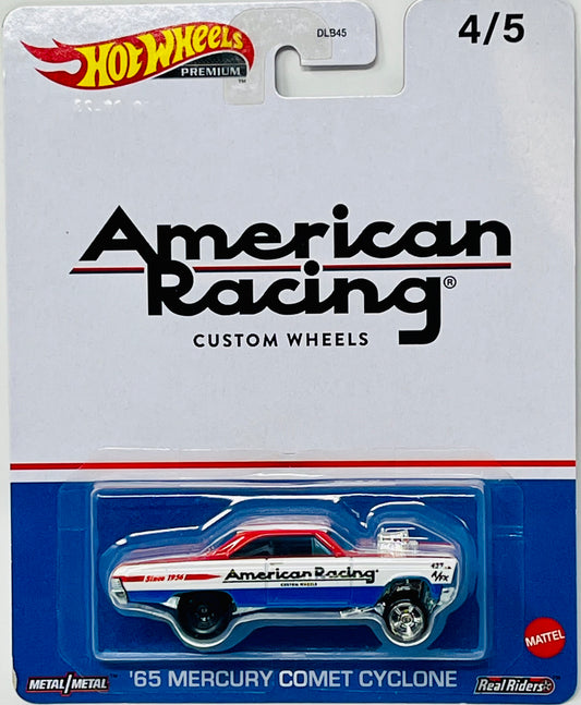 Hot Wheels 2023 Premium American Racing 65 Mercury Comet Cyclone "Real Riders"