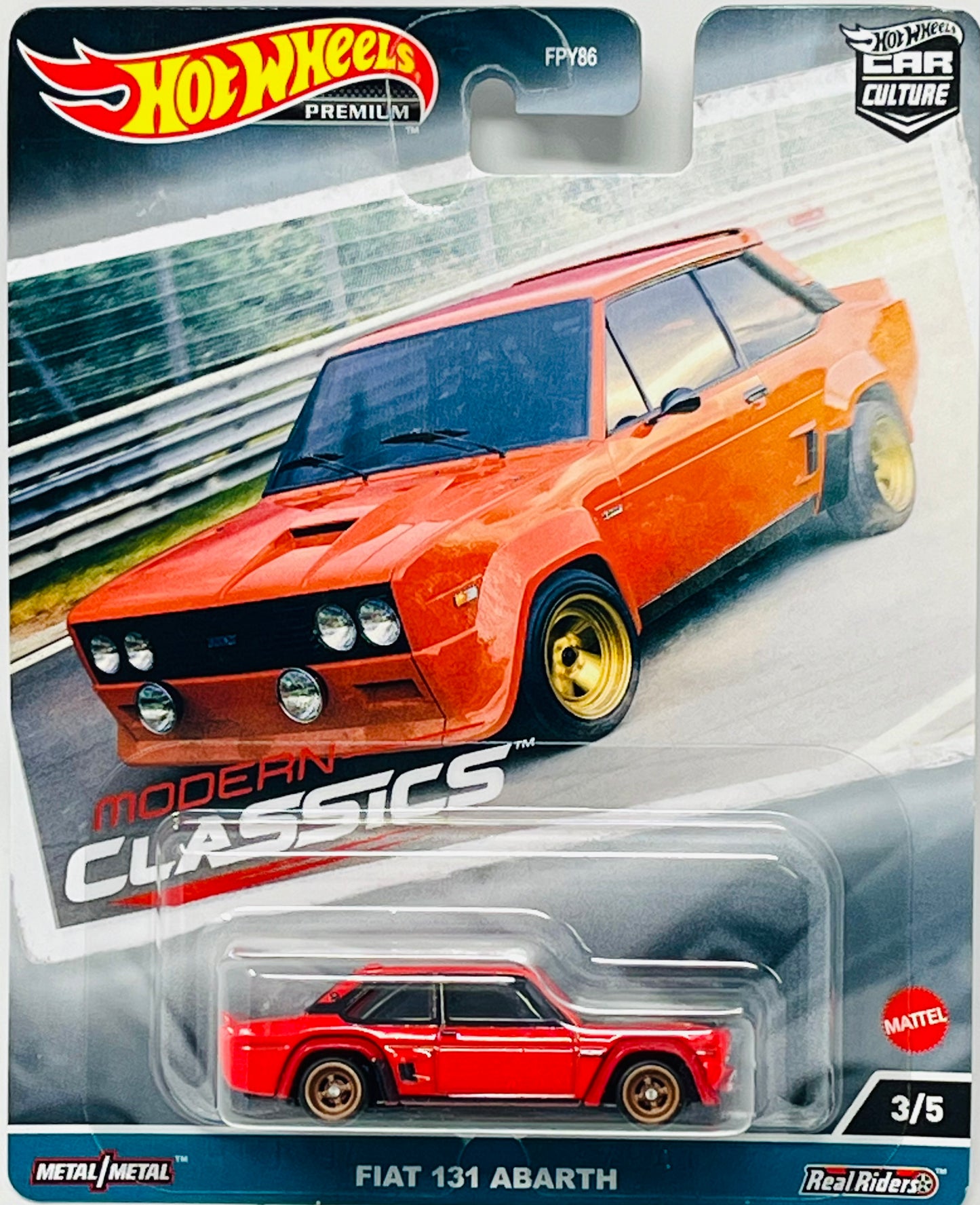 Hot Wheels Premium Fiat 131 Abarth HW Modern Classics 3/5 Car Culture