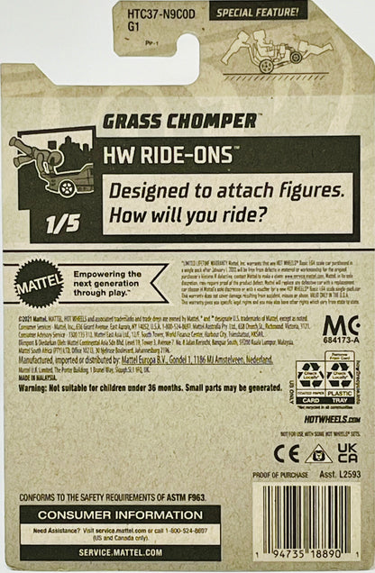 2 X Hot Wheels Grass Chomper # 93/250