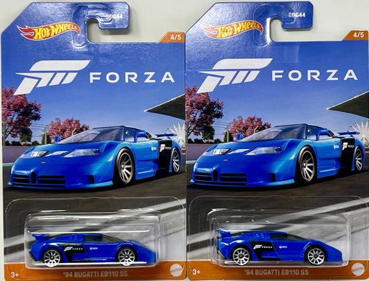 2 X 2023 Hot Wheels Forza Series #4 '94 Bugatti EB110 SS