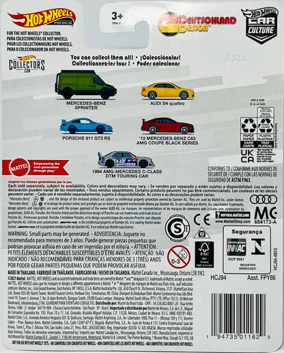 Hot Wheels Premium 2022 Car Culture Deutschland Design 3/5 Porsche 911 GT3 RS