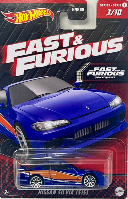 Hot Wheels Nissan Silvia S15, Fast and Furious Tokyo Drift 3/10