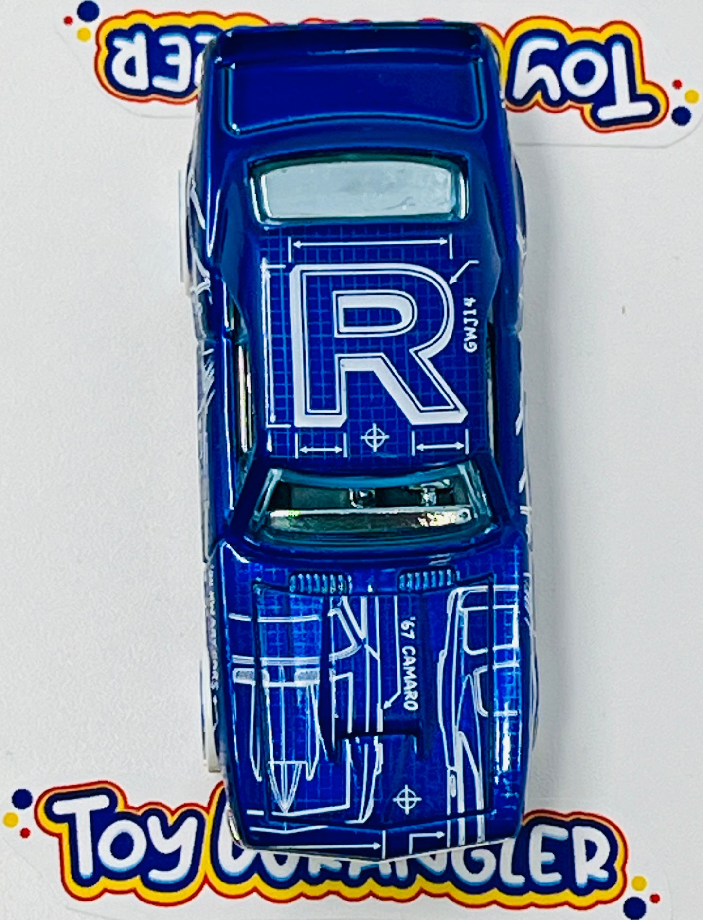 2 x 2024 Hot Wheels 1967 Camaro Blue HW Art Cars Mattel Toy Car Vehicle