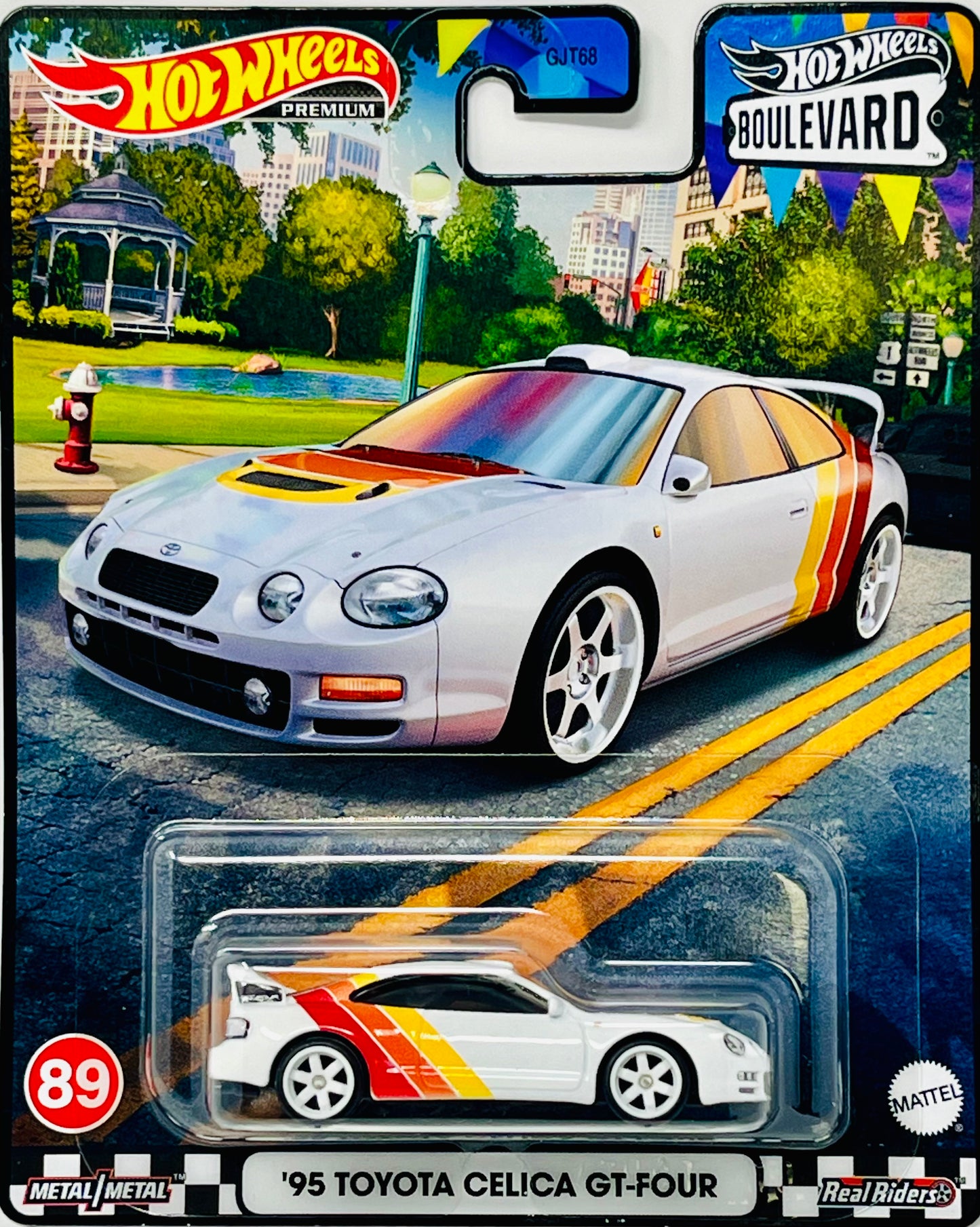 Hot Wheels Boulevard 1995 Toyota Celica GT Four #89 Real Riders