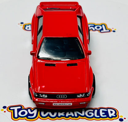 Two Hot Wheels HW Turbo 87 Audi Quattro Red