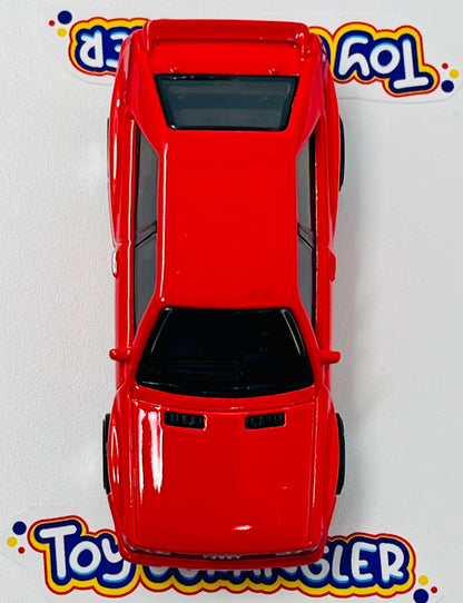 Two Hot Wheels HW Turbo 87 Audi Quattro Red