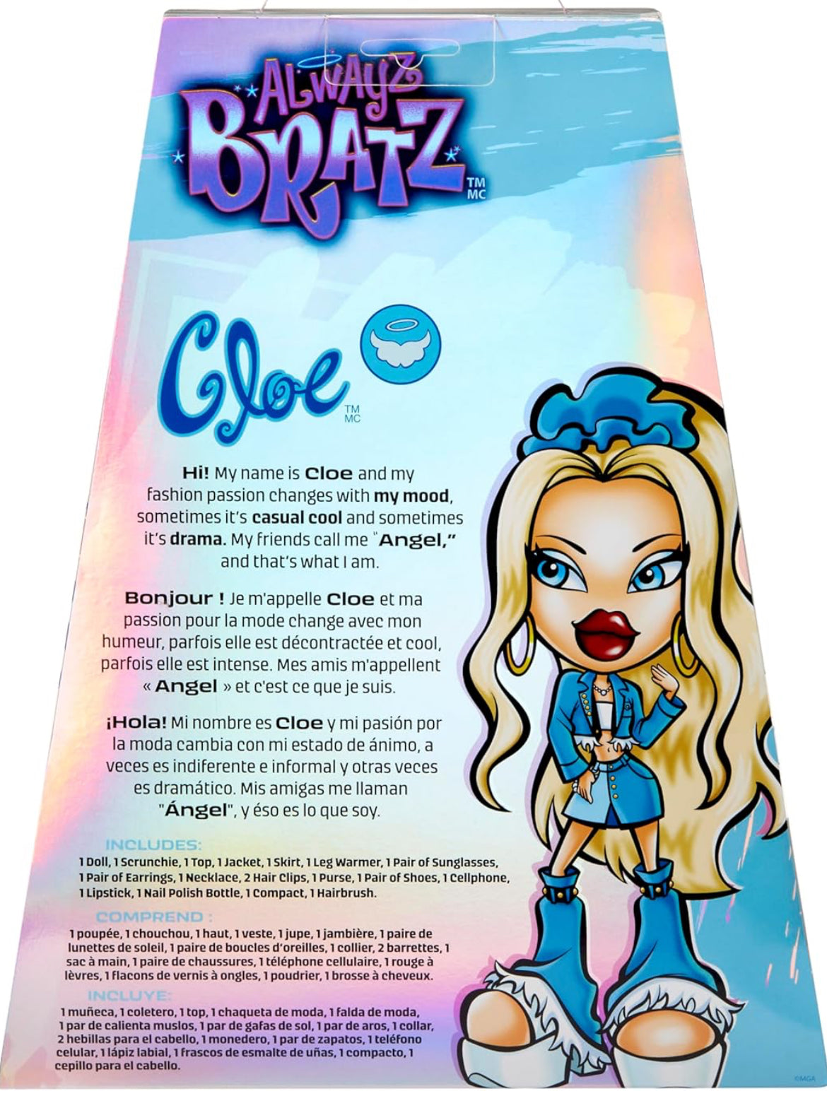 Bratz Alwayz Cloe Fashion Doll with 10 Accessories and Poster