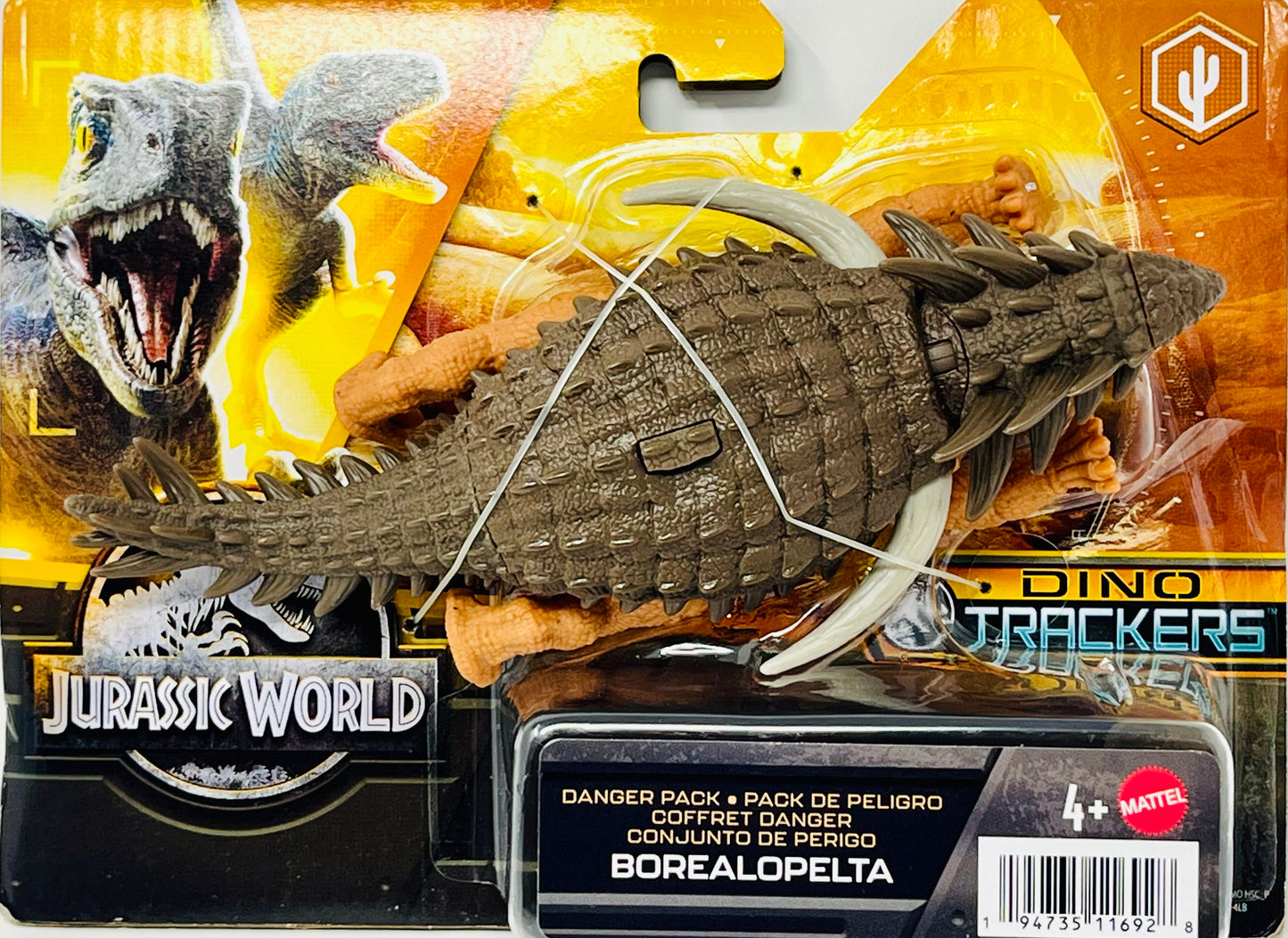 Jurassic World Dino Trackers Danger Pack Borealopelta Figure