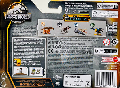 Jurassic World Dino Trackers Danger Pack Borealopelta Figure