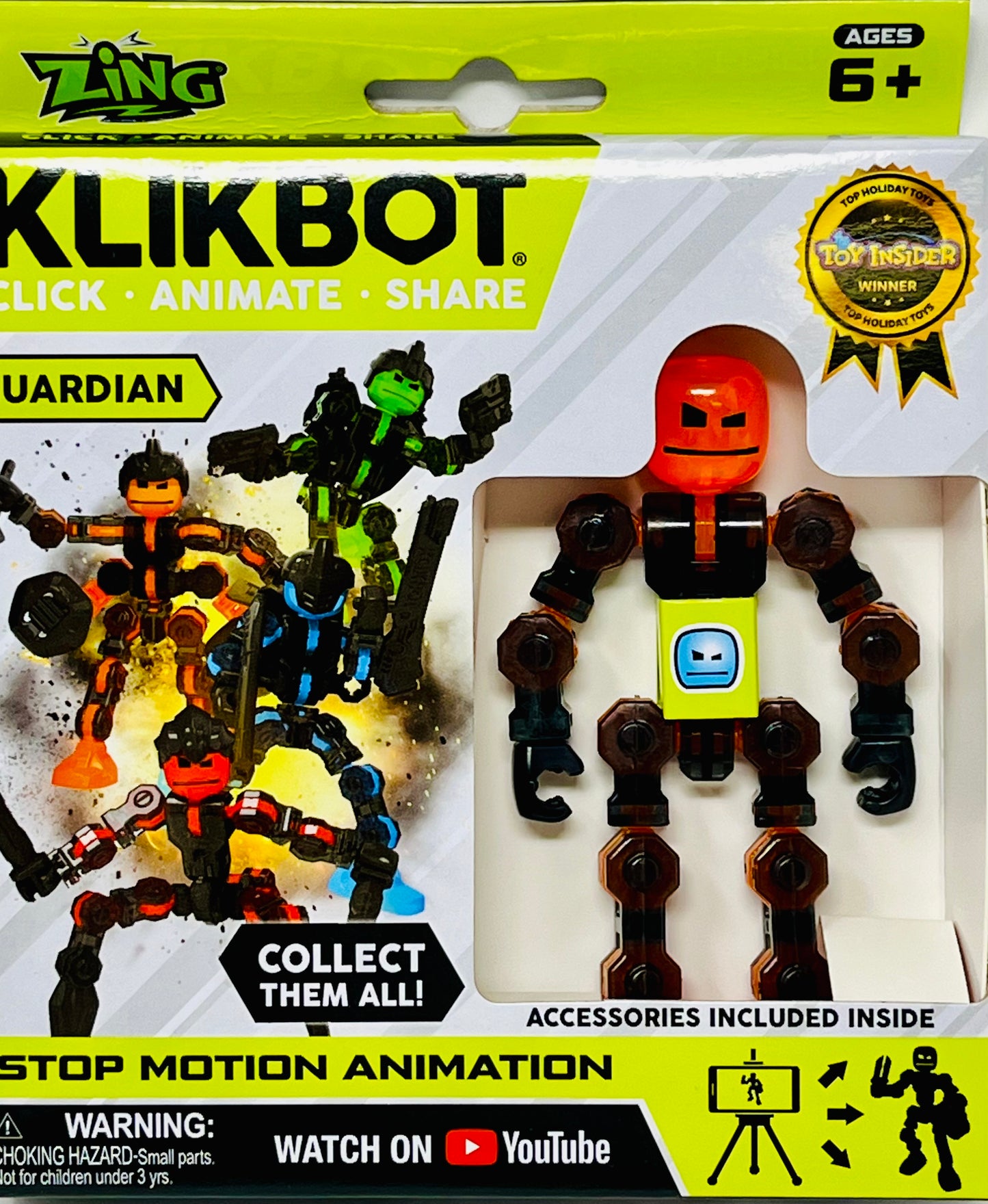 Zing KLIKBOT Click Animate Share Figure Tempest