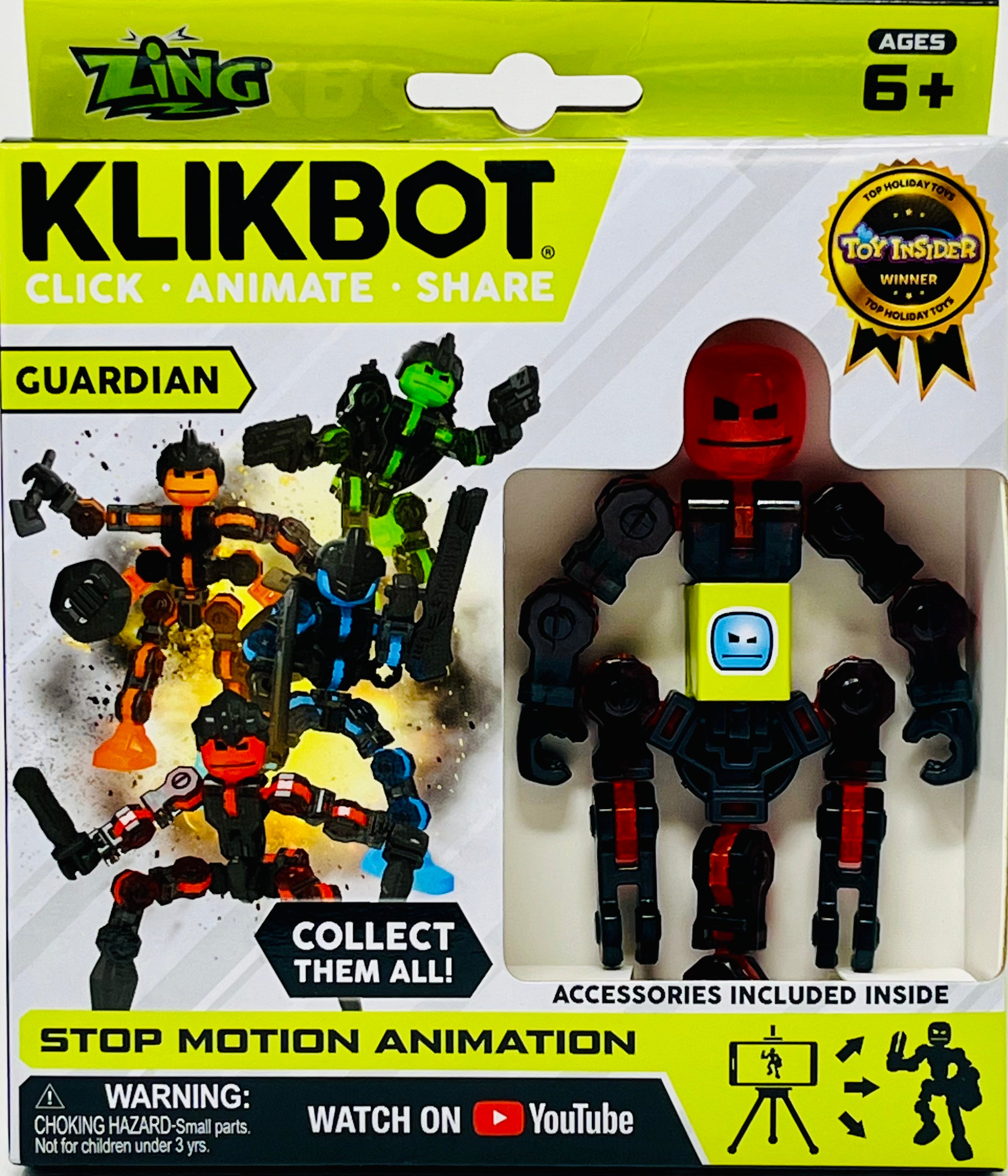 Zing Klikbot Guardians Stop Motion Animation Sabre Figure – Toy Wrangler