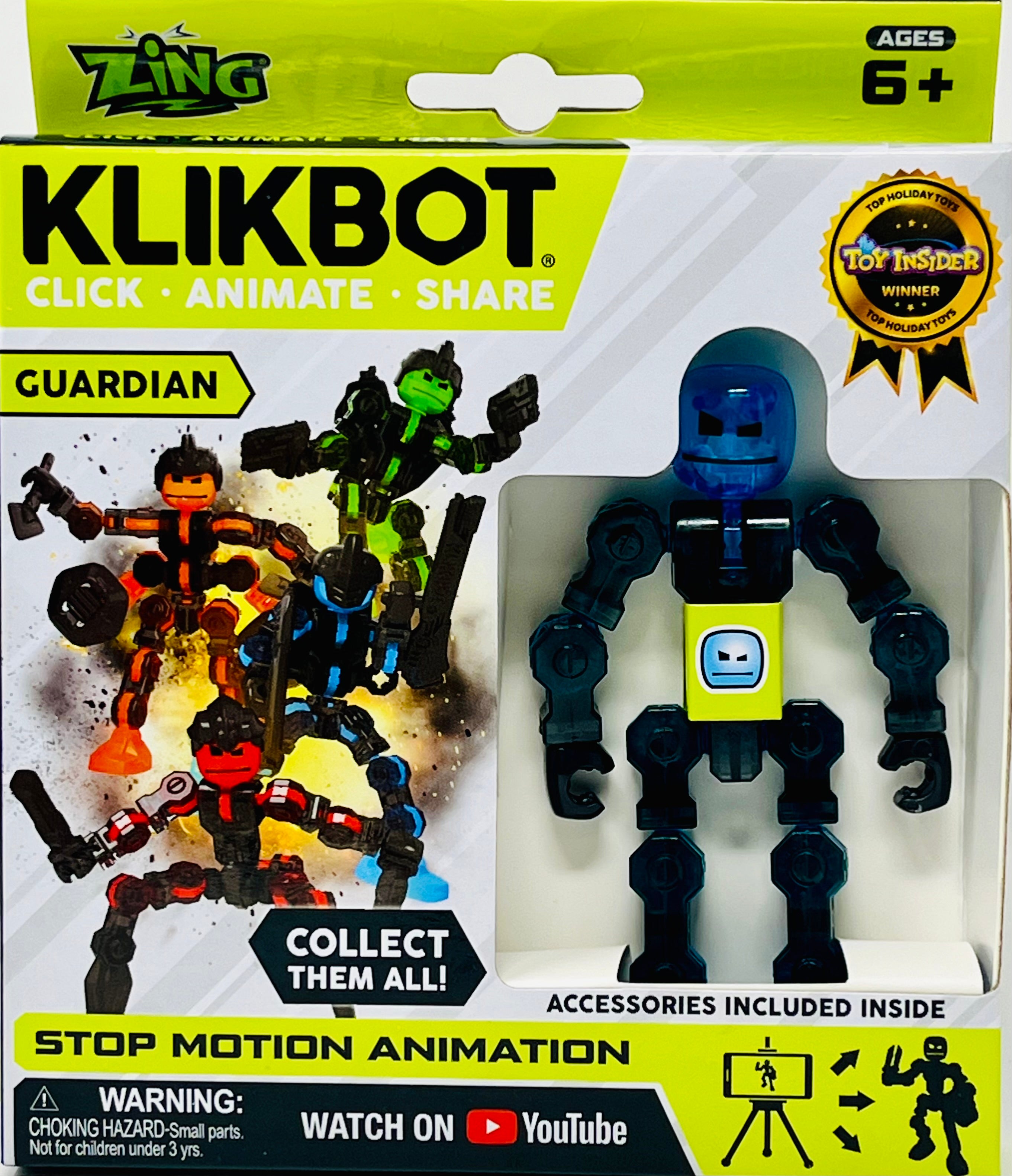 Zing Klikbot Guardians Stop Motion Animation Barrage Figure – Toy Wrangler