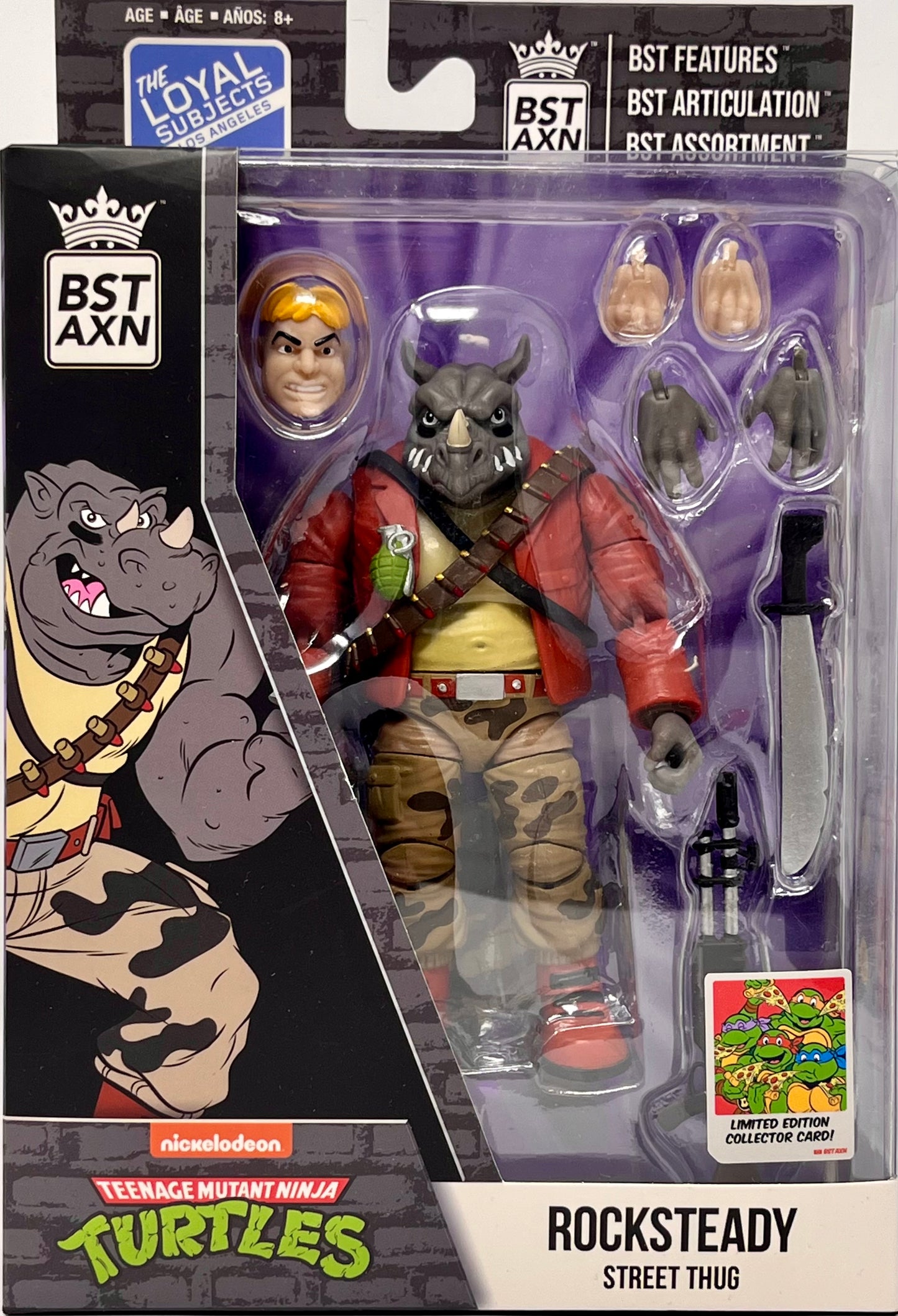 The Loyal Subjects BST AXN TMNT ROCKSTEADY Street Thug