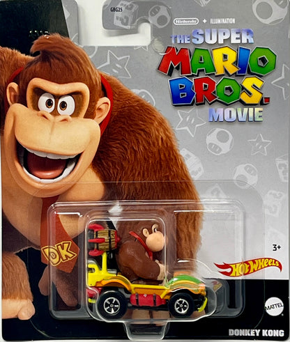 Hot Wheels Super Mario Bros. Movie DONKEY KONG Kart Mattel