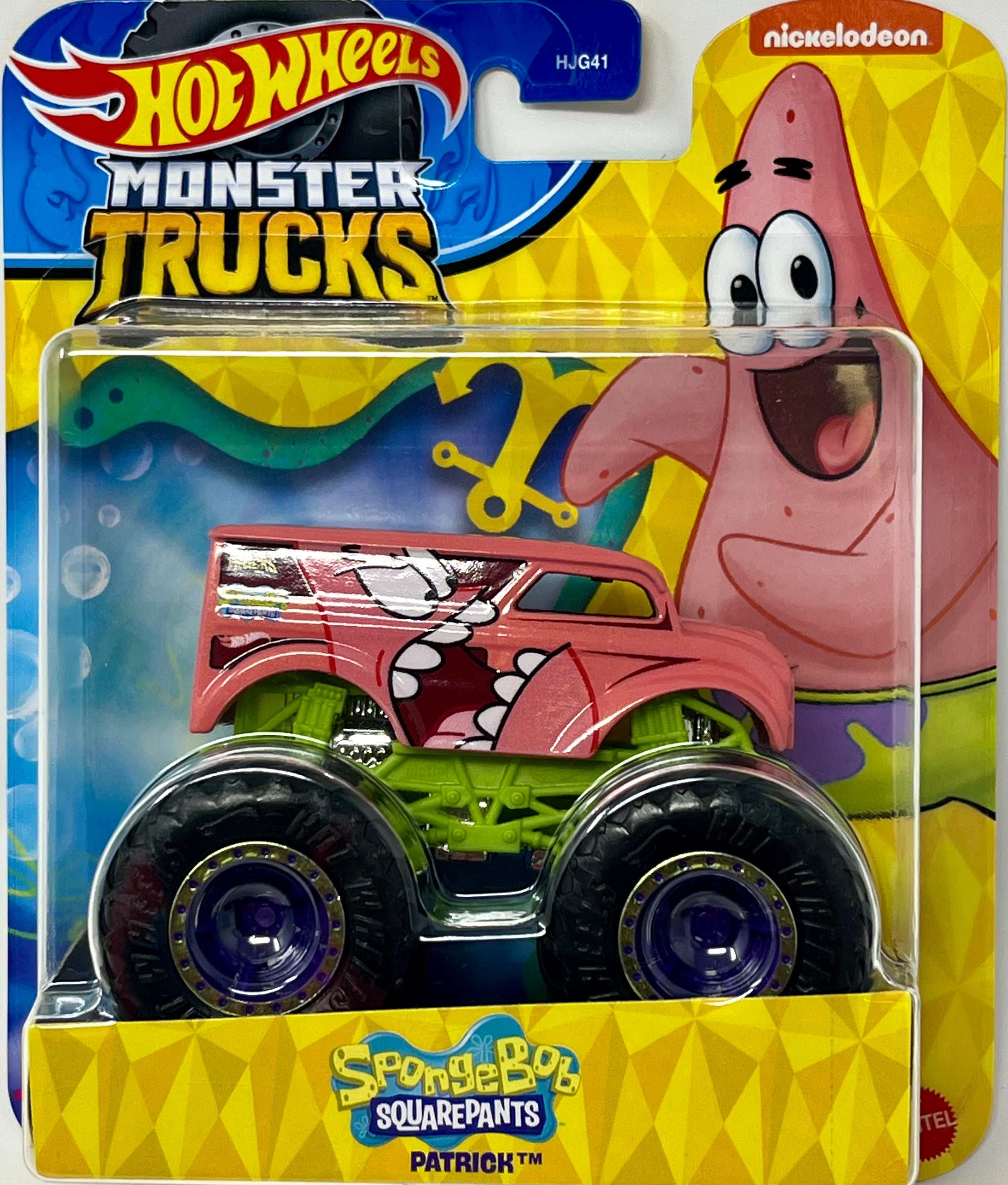 Mattel Hot Wheels SpongeBob Squarepants Patrick Star Monster Truck ...