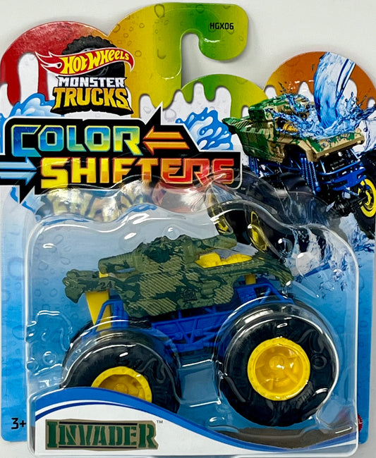 Hot Wheels Monster Trucks Invader 1:64 Color Shifters