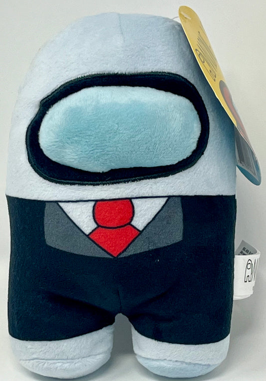 Toikido Among Us White Black Suit Red Tie Crewmate 6" Official Plush