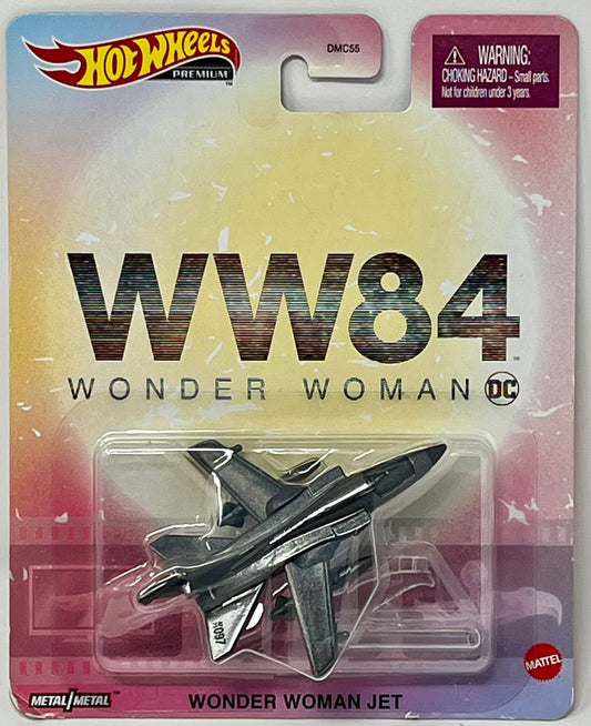 Hot Wheels Preminum Wonder Woman Jet 1/64 Scale Diecast