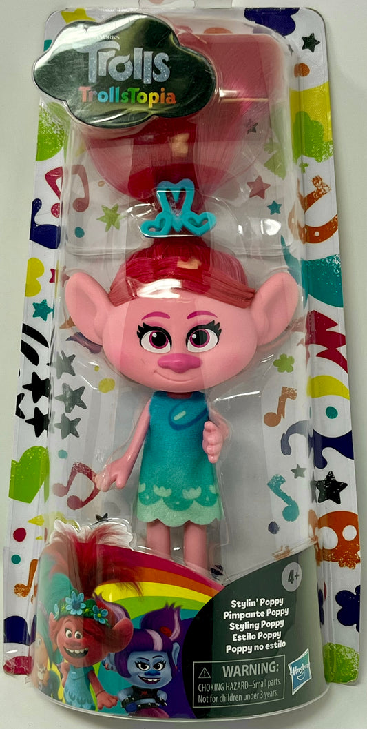 DreamWorks TrollsTopia Stylin' Poppy Fashion Doll