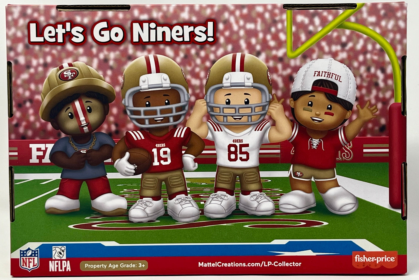 NFL Officially Licensed San Fransisco 49ers Little People Collector Figure Set