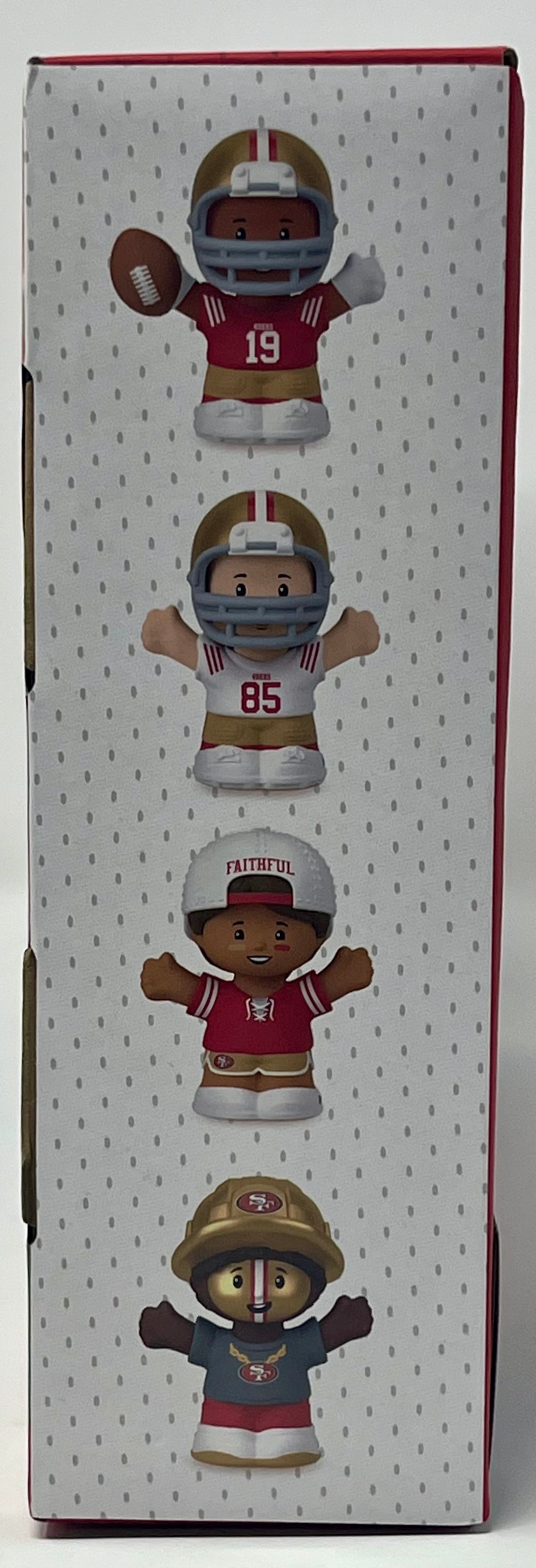 NFL Officially Licensed San Fransisco 49ers Little People Collector Figure Set